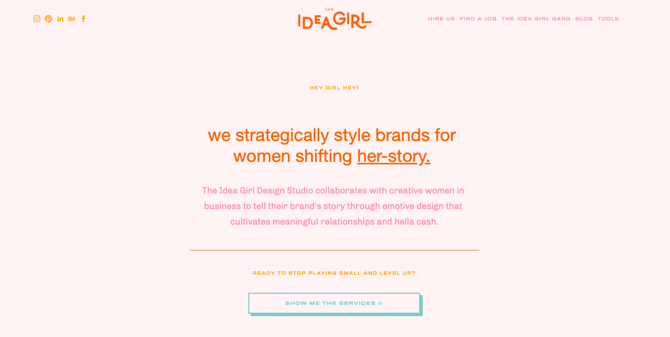 The Idea Girl Co branding services