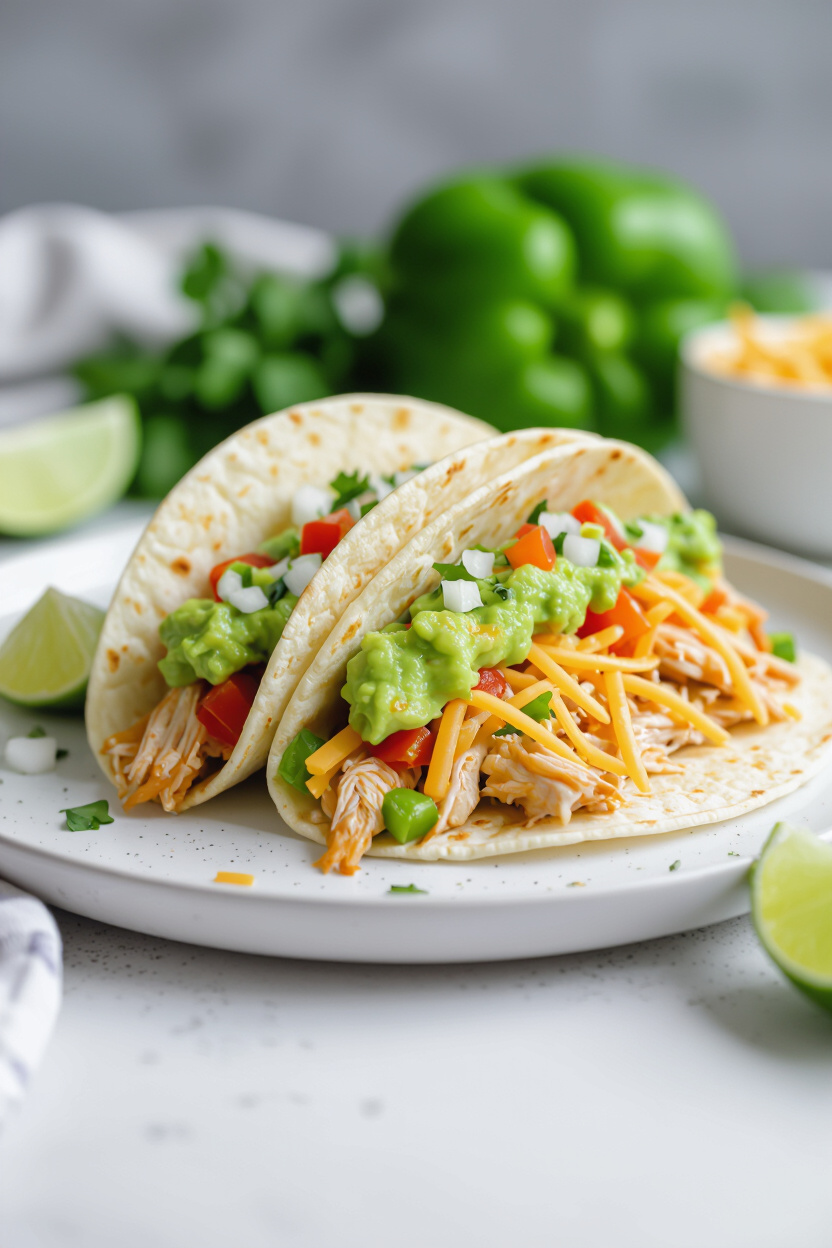 Rotisserie Chicken Taco Wraps